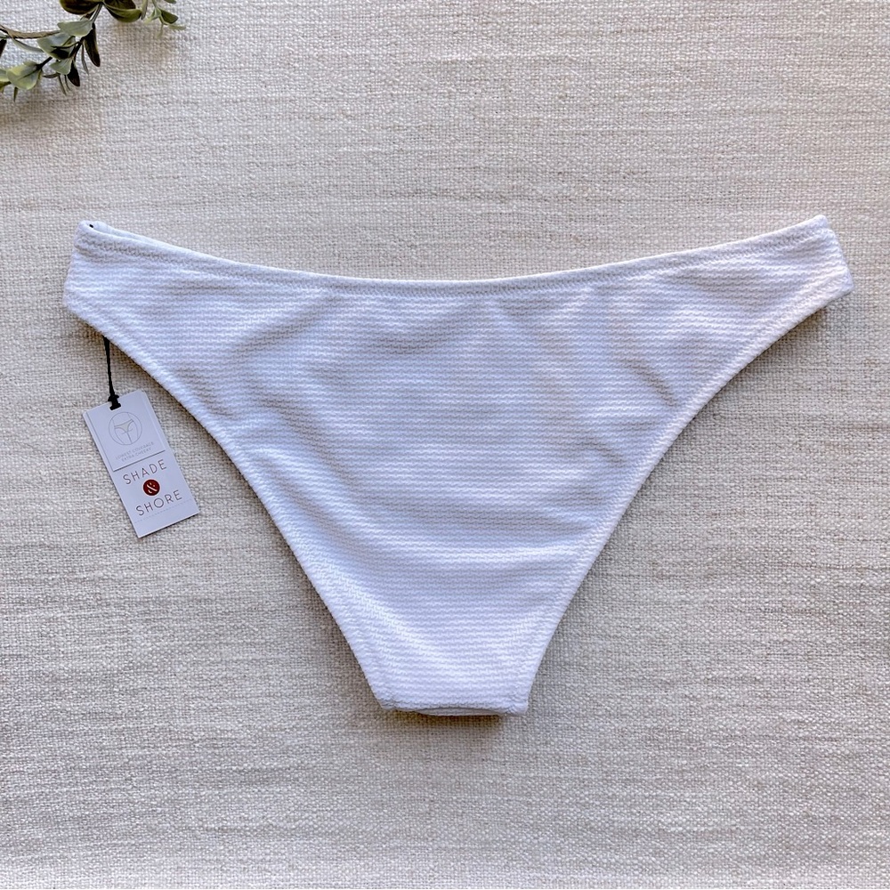 Shade & Shore White Bikini Bottoms - Size L - Picture 4 of 5
